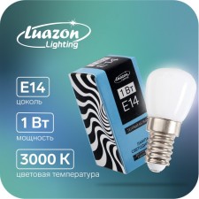 LED lamp, 1 W, E14, 220 V, for refrigerators and sewing machines, T-white