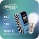 LED lamp, 1 W, E14, 220 V, for refrigerators and sewing machines, T-white