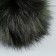 Pompon artificial fur fox 14 cm (39-hack)