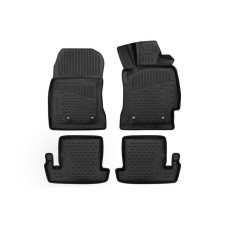 3D mats in a salon for Toyota GT86, 2012- P.R. compartment, 4 pcs.