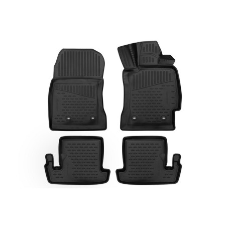 3D mats in a salon for Toyota GT86, 2012- P.R. compartment, 4 pcs.