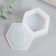 Mold Silicon "Hexagonal Casket" with a lid 9.2x9.2x5 cm