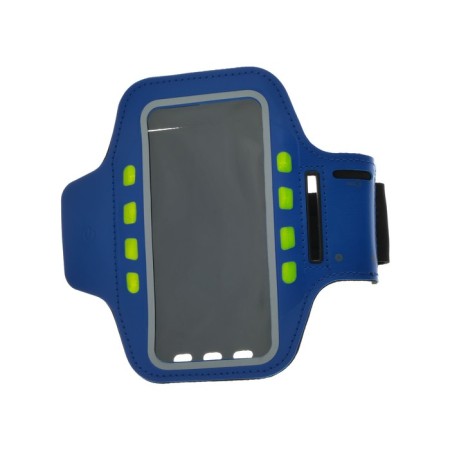LED case for phone on the hand SY-AA14, up to 5.5 ", 1 x CR2032, blue-4