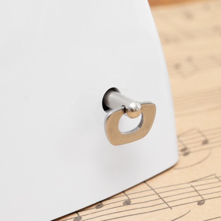 Mechanical GLEAM metronone, white, 40-408 beats per minute, 21 x 10 x 12 cm,-4