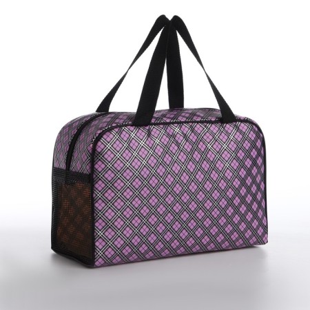 Lightning cosmetic bag, lilac color