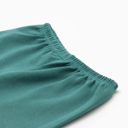 Kit for children (longshit, trousers), green color, height 110 cm-3
