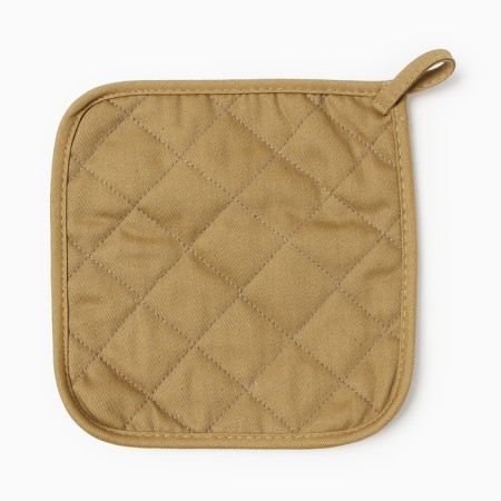 Set of kitchen. Ethel "Kitchen" b. In brown, mittens-seizure 20x28cm, tack19x19cm, 100% HL 1017965-4