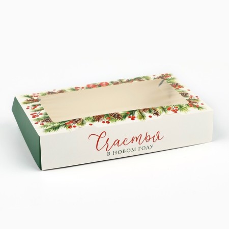 Folding box "New Year's botanist", 20 x 12 x 4 cm, New Year-2