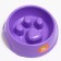 Laping bowl for slow feeding "Paw", 18.5 x 17.5 x 5 cm, purple