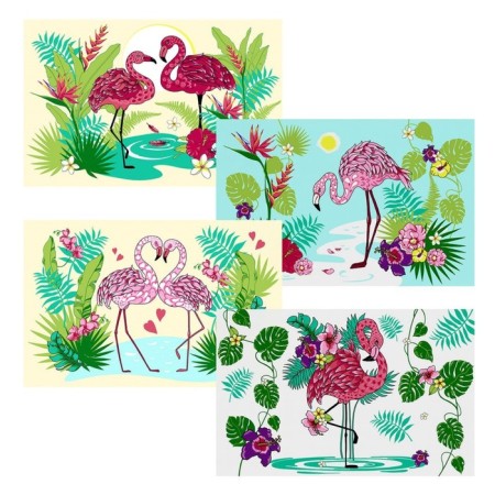 Cutting board “Flamingo”, 18 × 28 cm, color mix