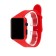 Electronic watch watches with silicone strap