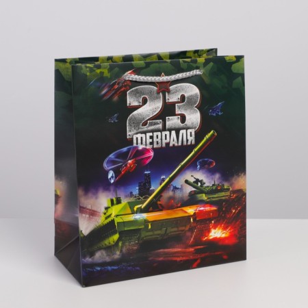 Package Gift Laminated Vertical, Packaging, Tank, Ml 23 x 27 x 11.5 cm