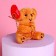 Soft toy "You are my happiness", bear, color mix