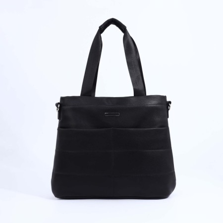 Female bag Textura, chover, large size, black color