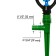 Spray, circular, 29 cm, under hoses 1/2, 3/4 ", with a peak, plastic, Greengo