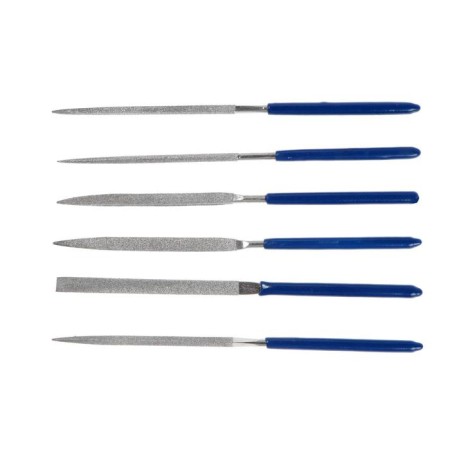 A set of dumps of diamond tundra, rubberized handles, 70 x 140 x 3 mm, 6 pcs.-1