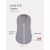 Rant Hugs and Kisses zipper diamond cocoon, height 56 ​​cm, color Arctic gray
