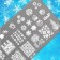 New Year! Stamping disk Metal "Winter Pattern", 12 × 6 cm