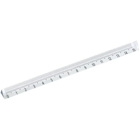 Line 15 cm Istanm, plastic, trihedral, transparent, colorless, euro suspension