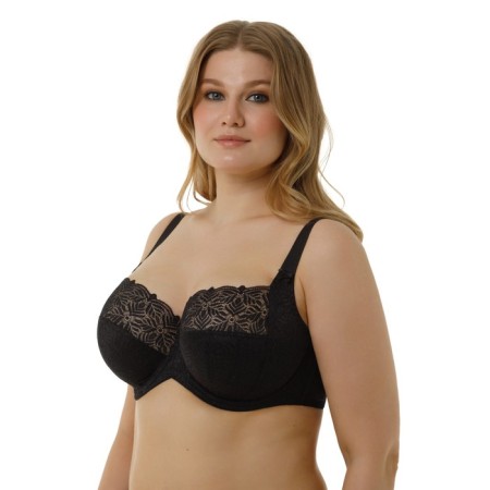 Women's bras of Lengy, size 80i, black color-1