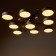 Chandelier 1316/9GR LED 216W 3000-6000K gray 87x87x17 cm Bayerlux