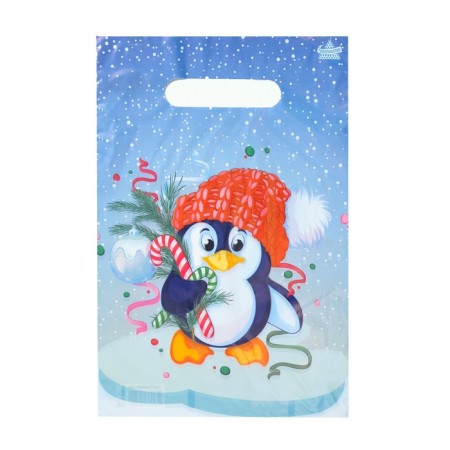 Pigovin on an ice floe package, plastic with a cut pen, 30x20 cm, 30 μm