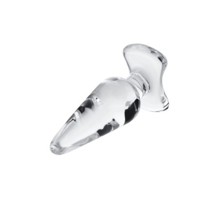 Sexus Glass anal plug, glass, transparent, 11.5 cm, d = 3.5 cm-1