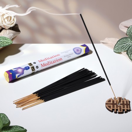 Black Black Fab Series "Meditation Meditation", 20 wands to the pack, hexagon