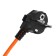 Extension cord on the coil of Luazon Lighting, 4 sockets, 20 m, 10 A, PVS 3x0.75 mm2, s/c, automatic 1059727