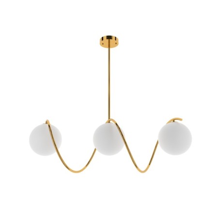 Speaker "Spiral" 3x40W E27 Gold 20x80x90 cm Bayerlux-6
