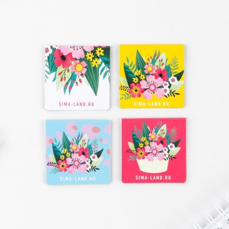 Magnetic bookmarks for books in the postcard "Favorite Educator", 4 pcs-3