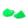 Cargo of a bullet-exentric painted pissy Yaman 10 pcs., 20 g, green