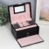 Casket to the leatherette to decorations the chest "Smoothness. Matte black" 11x18x13.7 cm