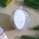 Christmas tree decoration for coloring "Modnik" Size: 8 cm; 2 pcs., Brush