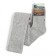 Women's stockings from Mongolian wool with a pattern, gray color, size 23-25