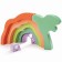 Developing toy 3 in 1 “On Safari with Elephants” for kids (pyramid, puzzle, play-balancer)