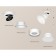 Ambrella Light, Techno, XM8101100, GX53, white sand color, white matte