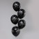Shar Latex 12 “Halloween”, pastel, set of 15 pcs., Black color