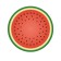 Pareo and beach rug "ripe watermelon", d = 150 cm