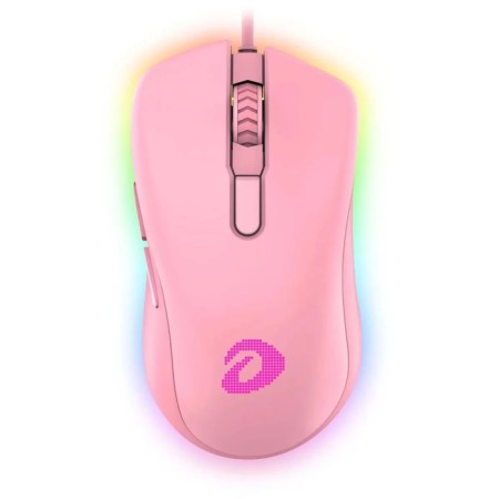 Dareu mouse Game wire EM908 Pink (Pink), DPI 600-10000, RGB backlight, USB-1