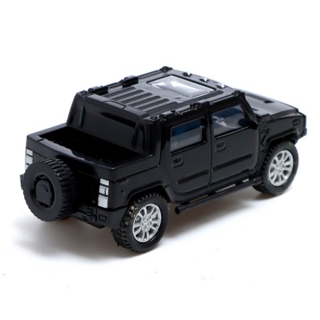 Metal machine "pickup", scale 1:43 Inertia, black color-2
