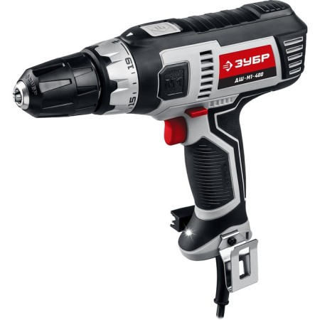Drill-shuruvret "Zubr" DSh-M1-400, 400 W, 0-750 rpm, 28 HM, 0.8-10 mm, reverse, backlight 49389