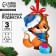 New Year's prefabricated pendant on the Christmas tree "New Year! Fox "