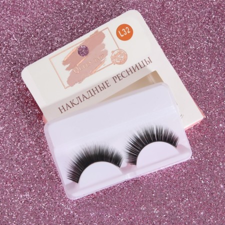 Eyelashes overhead "tenderness in the gaze", without glue, black color-3