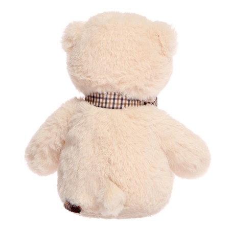 Soft toy "Bear Ernie with a bow", white color, 20 cm-2