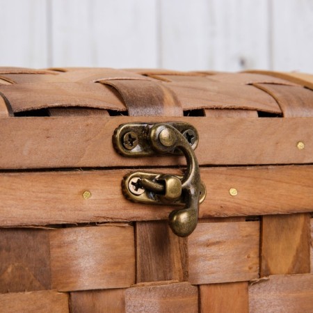 Stamnka chest, with a lock, 17 × 12 × 12 cm, veneer-2