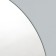 Arc mirror, with a shelf, 110 × 50 cm