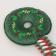A squeak -soft toy, soft for dogs "New Year Donut" with a rope, 32 cm