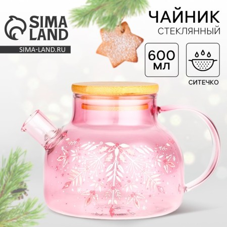 Teapot "Pink Tale", 600 ml