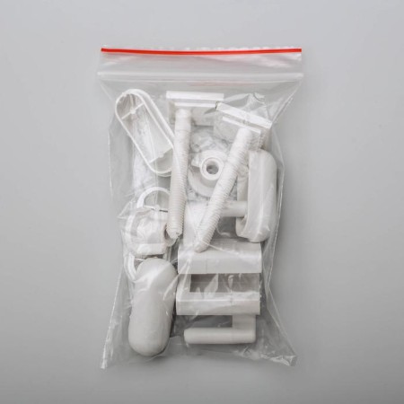 Sit with a toilet lid Rossplast "Decor. Drops ", 44.5 × 37.5 cm, white color-5
